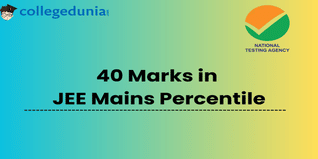 40 Marks in JEE Mains Percentile